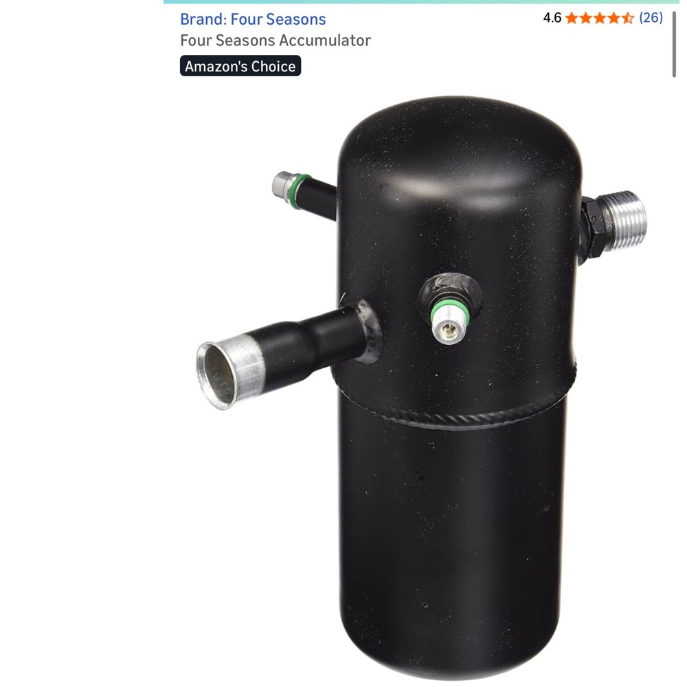 Accumulator AC A/C Receiver Drier Universal Automotive Four Seasons 83026